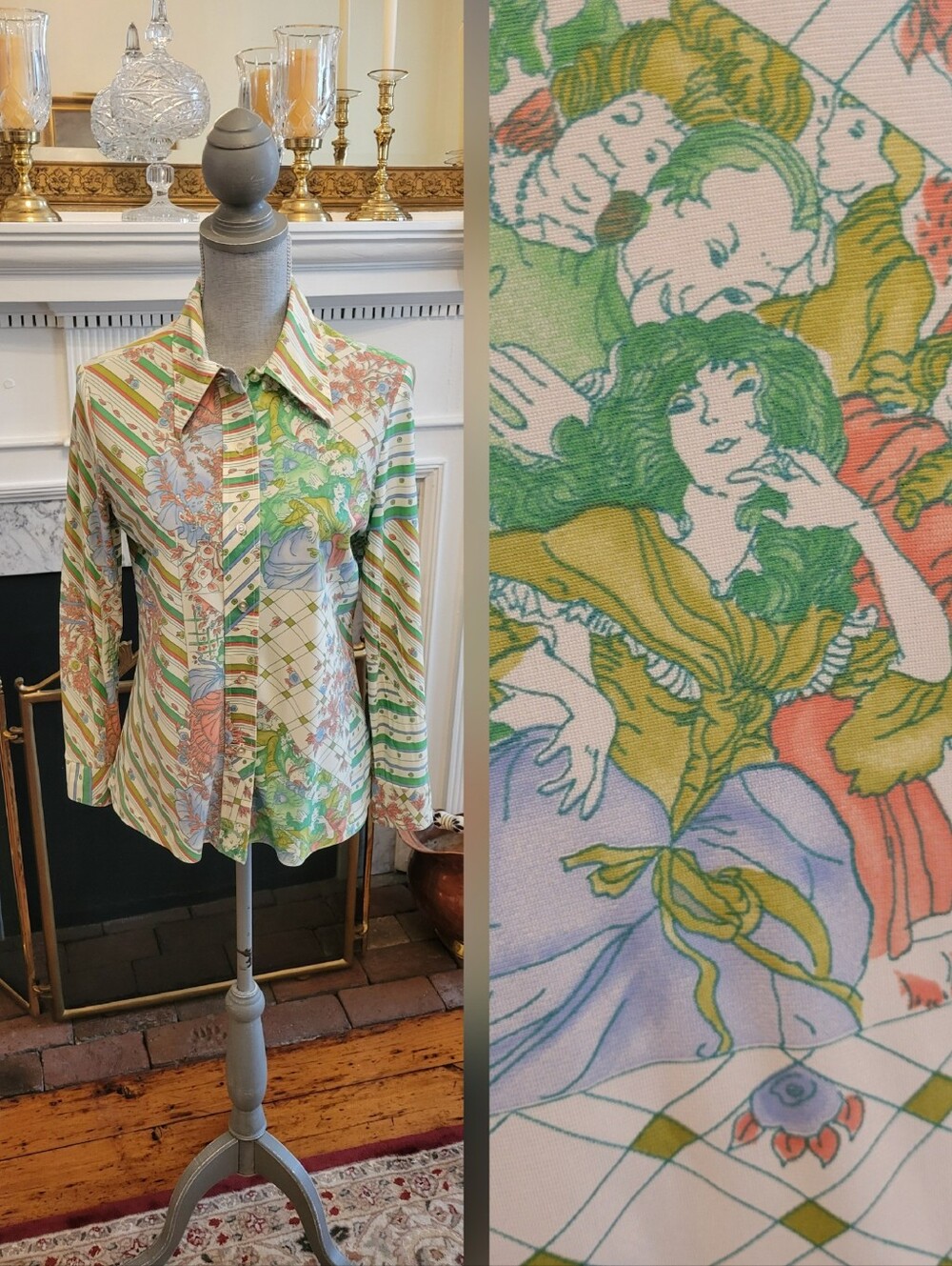 1970's Enlightenment Period Design Blouse